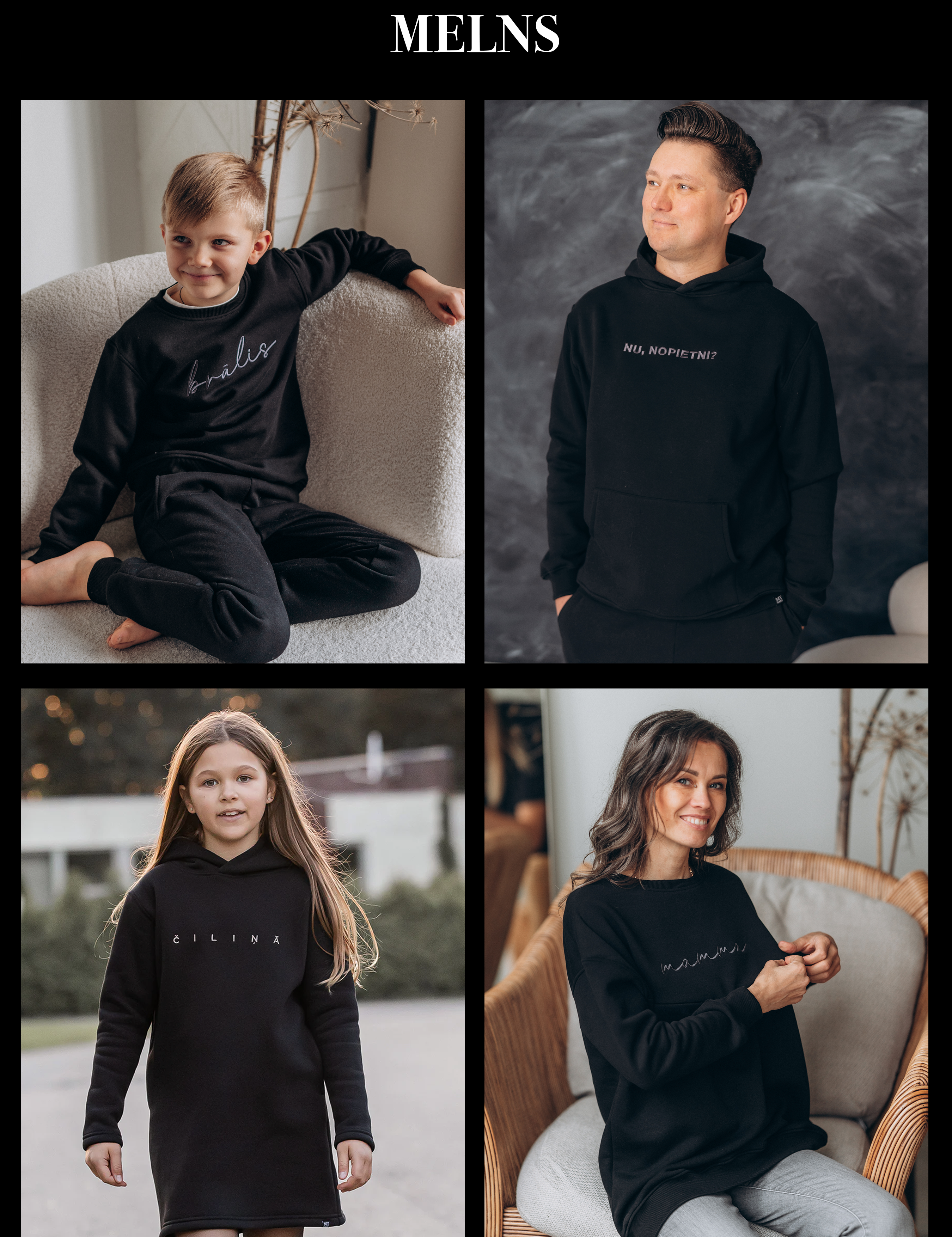 Sweatshirt/hoodie TĒTIS