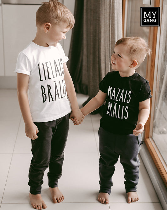 T-shirt LIELAIS/MAZAIS BRĀLIS
