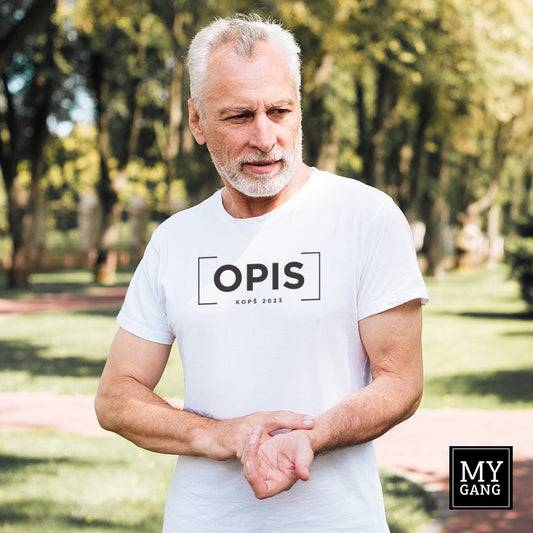 T-shirt OPIS kopš ...(individuāls gads)