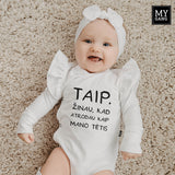 Onesie TAIP. ŽINAU, KAD ATRODAU KAIP MANO TĖTIS 