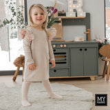 Sweatshirt dress with frills DŪDIŅA