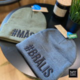 Knitted hat #BRĀLIS/MĀSA