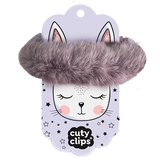 Hair tie ''FLUFFY BUNNY", Violet