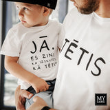 A set for a father and a baby (Onesie)