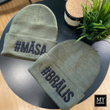 Knitted hat #BRĀLIS/MĀSA